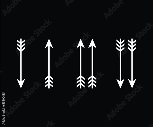 Arrow icons set. Arrow collection. Simple arrow big set. Arrow icon set isolated on white background