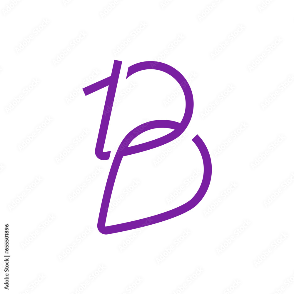Monogram initial b letter mark logo design. Monogram design vector b logo. Monogram initial letter mark b logo. Design simple b monogram Monogram initial b letter mark logo design. Monogram design vector b logo. Monogram initial letter mark b logo. Design simple b monogram