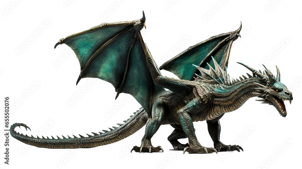 Obraz premium Dragon Isolated