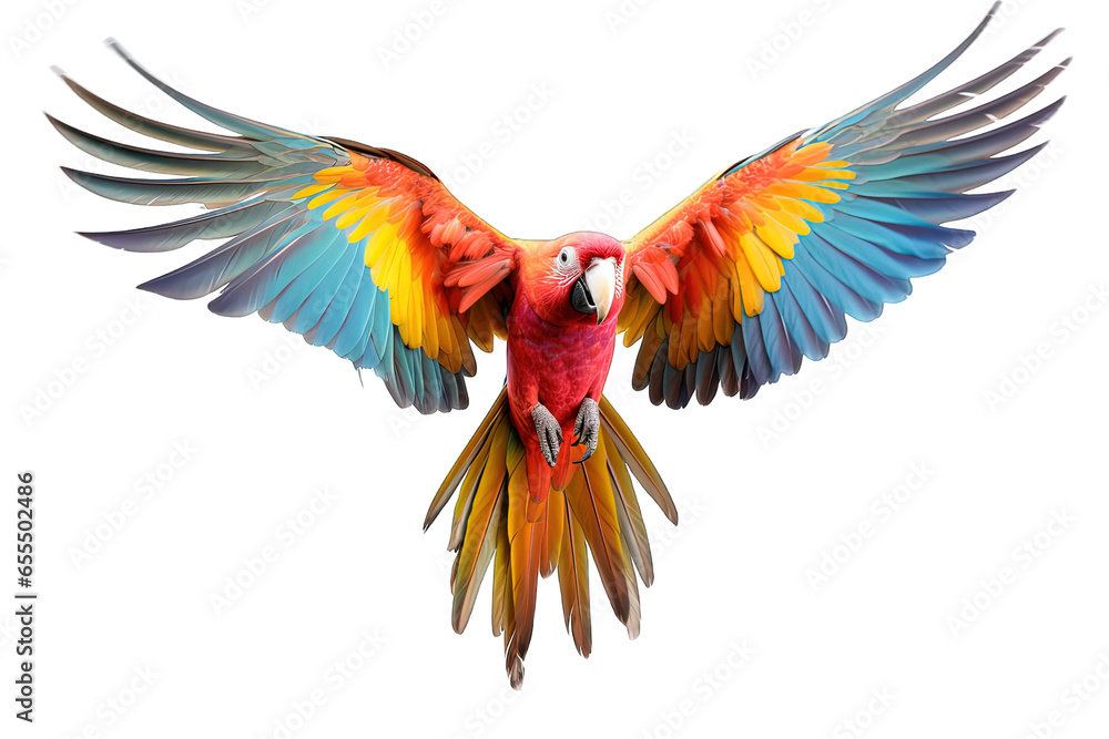 Colorful Parrot Isolated