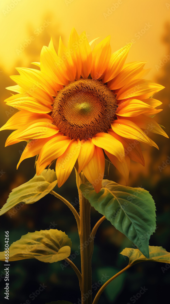 Fototapeta premium sunflower in the sun