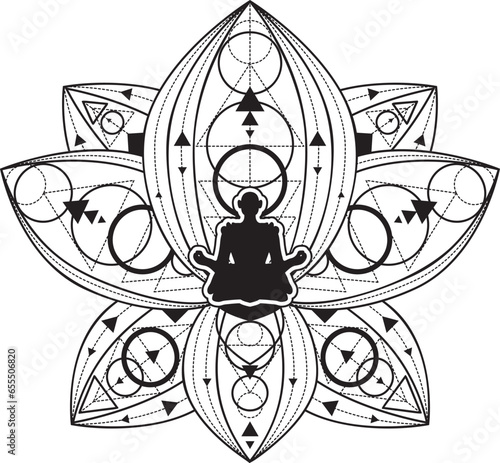 Mandala / Ying Yang / Yoga / Lotus
