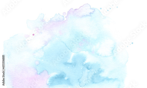 Vector hand painted pastel watercolour texture background © Nganhaycuoi