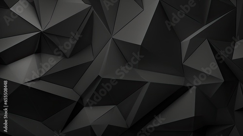 Dark Gray Geometry: Abstract Monochromatic Background 