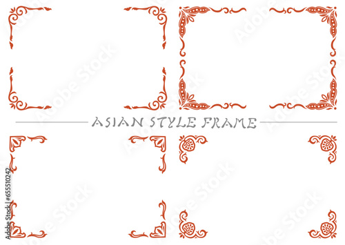 アジア調フレーム24（茶）
