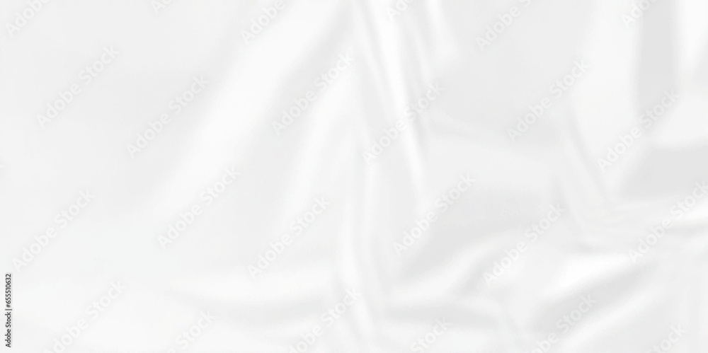 White satin crumpled paper texture and White crumpled paper texture crush paper so that it becomes creased and wrinkled. Old white crumpled paper sheet background texture.