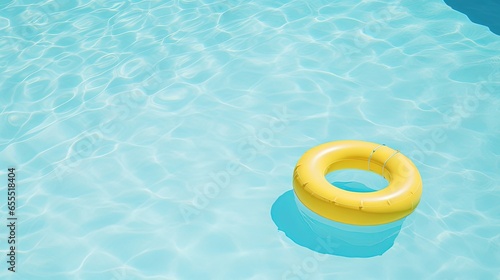 Yellow Pool Float 