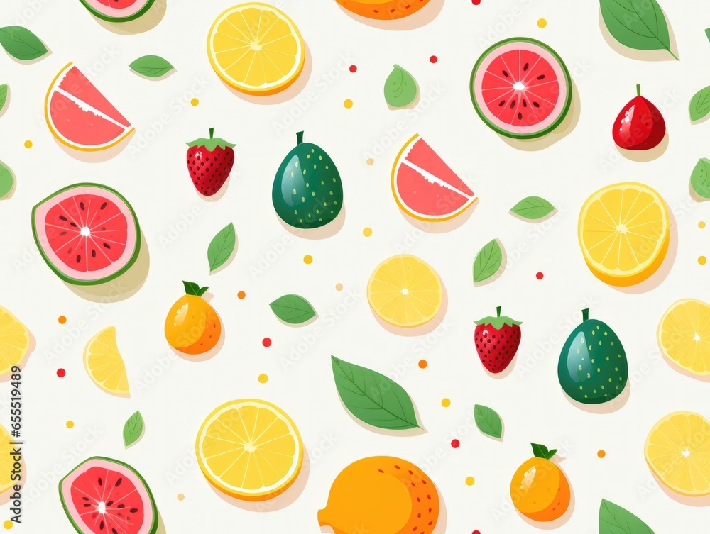 fruits seamless pattern fruits seamless pattern