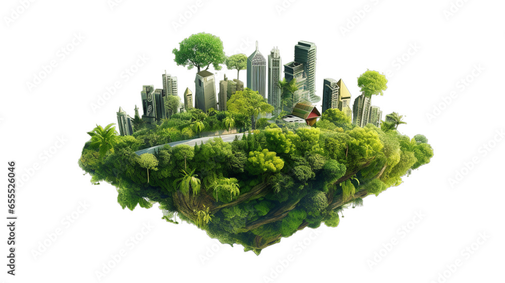 ESG, green energy, sustainable industry. Environmental friendly concept ...