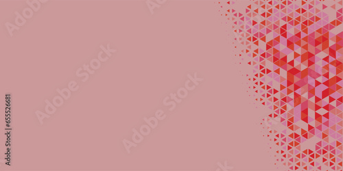  Abstract Triangle colorful background or wallpaper with polygons, triangles or concave geometrical shapes with Copy space soft color