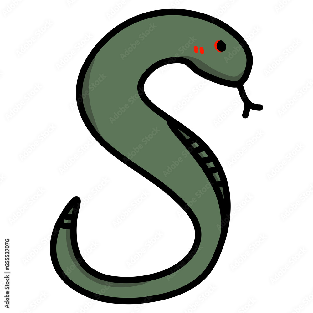 Uppercase S cartoon font design Uppercase S cartoon font design