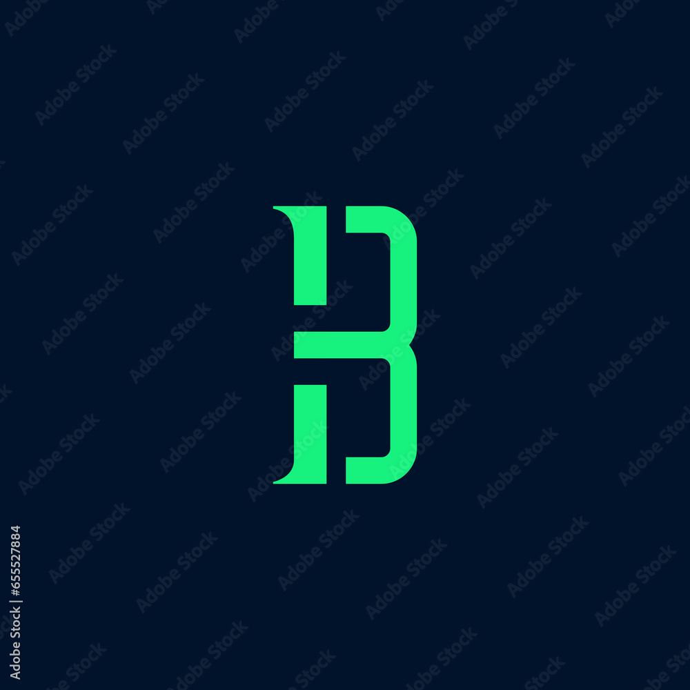 Obraz premium letter B design logo