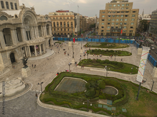 Cultural history, Bellas Artes, Bank of Mexico Museum, and Guardiola Building at Mexico City Historic Center photo
