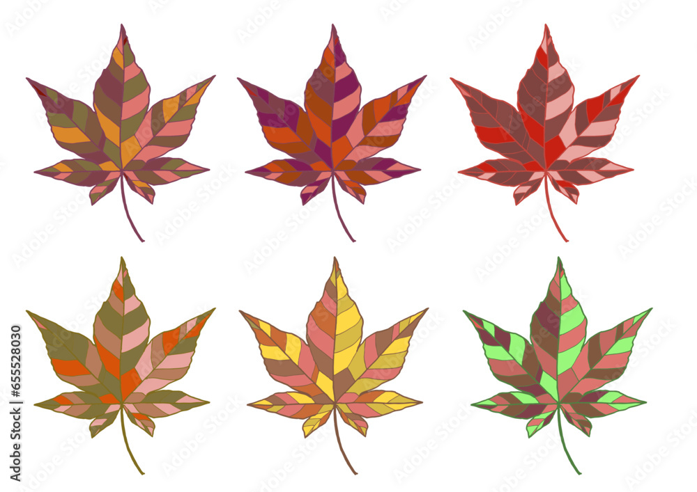 カラフル紅葉バリエーション カラフル紅葉バリエーション