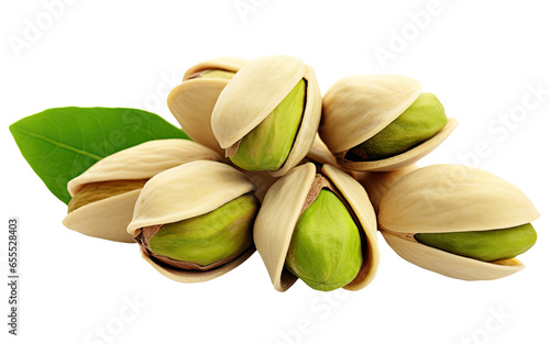 Wallpaper Mural Pistachios isolated on white background Torontodigital.ca
