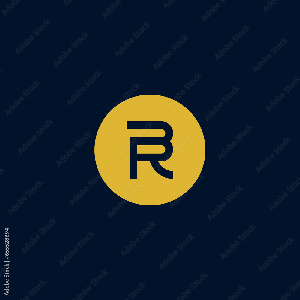 initial BR design logo monogram initial BR design logo monogram