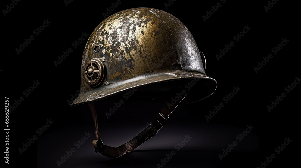 War helmet of military. Generative Ai War helmet of military. Generative Ai