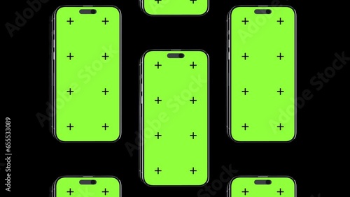 Smartphone mockup animation based on ip 14 15 pro mx, for ui/ux design, infographics, online business, app design, marketing, photography and any design you want to load on it.	