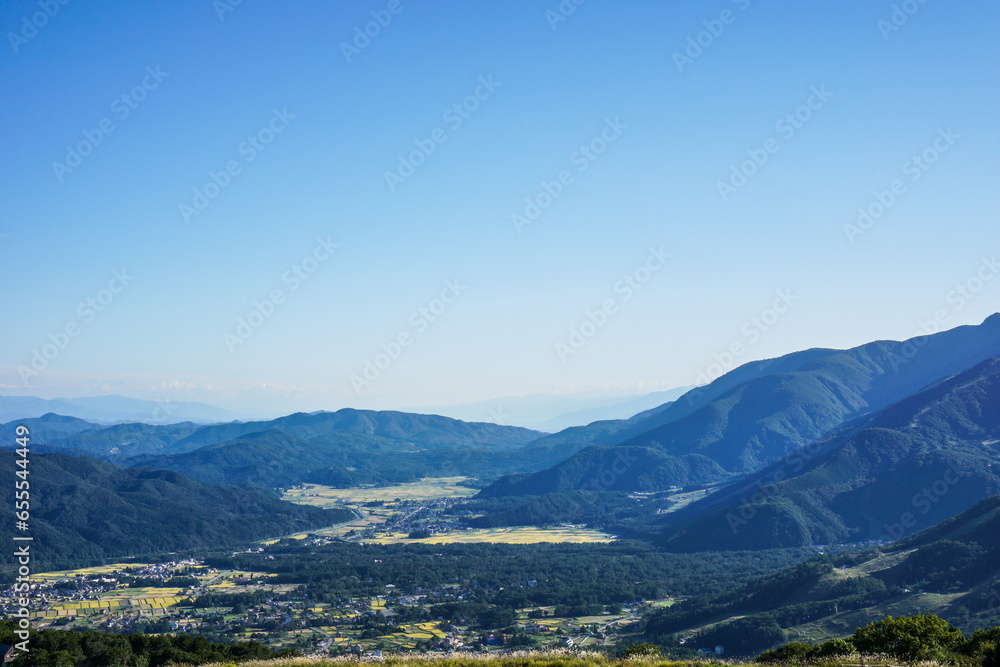 Fototapeta premium 長野県北安曇野郡白馬村の白馬岩岳