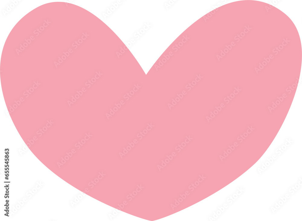Vector Pink Heart Shape Vector Pink Heart Shape