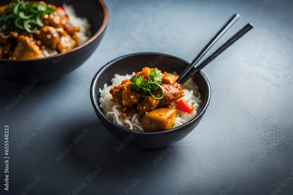 rice with vegetables generated by AI rice with vegetables generated by AI