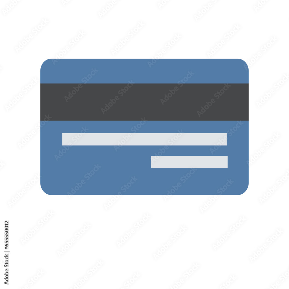Credit card icon. Vector concept illustration for design. Credit card icon. Vector concept illustration for design.