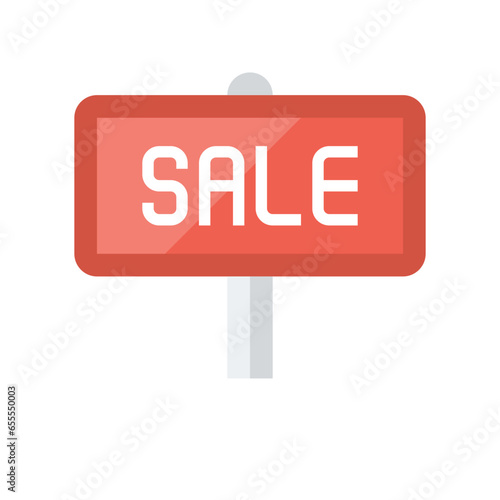 Sale sign icon. Vector concept illustration for design.