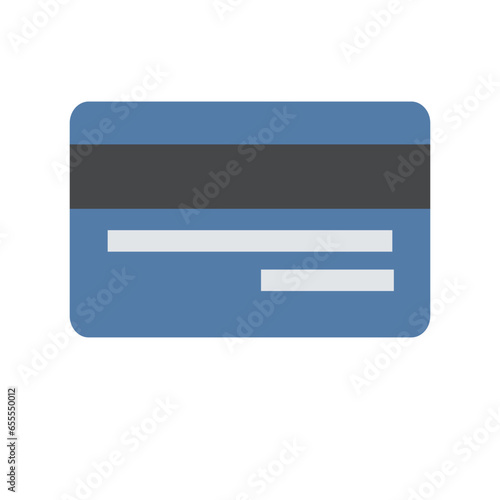 Credit card icon. Vector concept illustration for design.