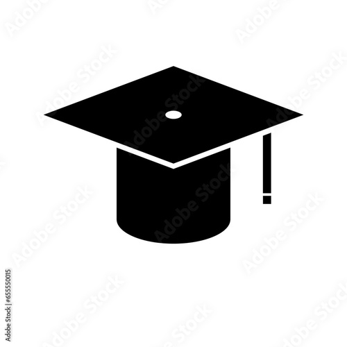 Graduation hat icon. Vector concept illustration for design.