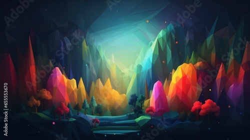 Creative approach to abstract background design photo