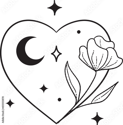 Heart Yoga Symbol