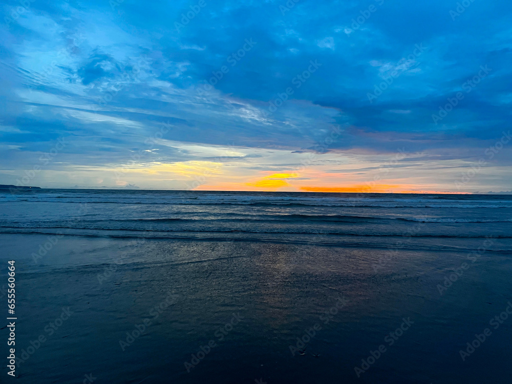 custom made wallpaper toronto digitalNight Beach of BaliKuta, Indonesia