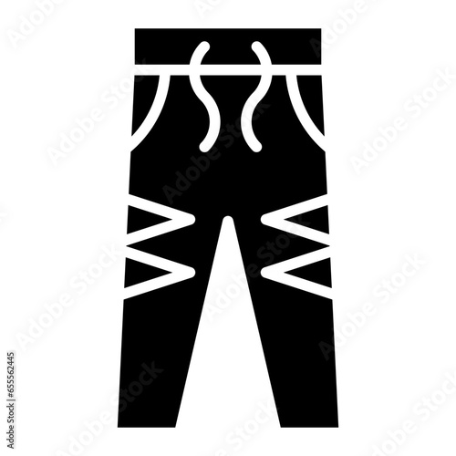 Vector Design Trousers Icon Style