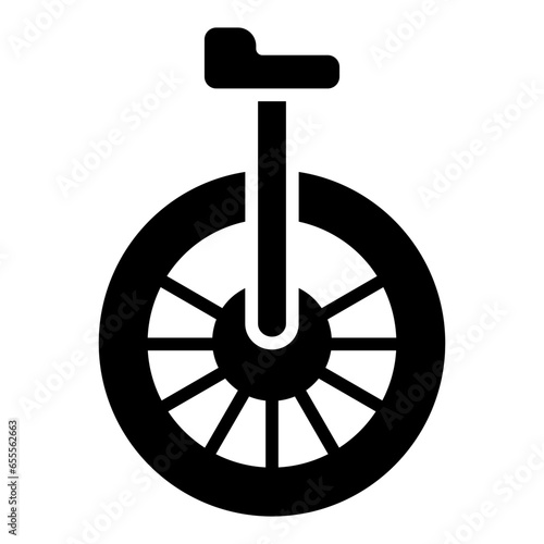 Vector Design Monocycle Icon Style