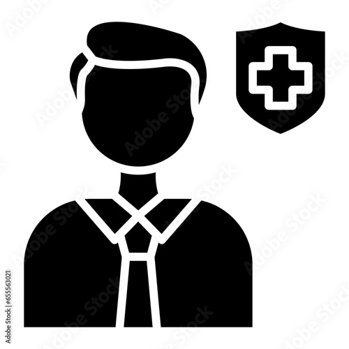 Vector Design Health Inspector Icon Style