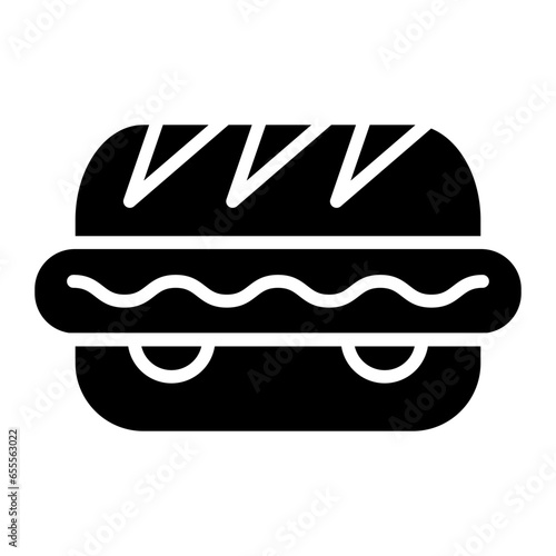 Vector Design Hot Dog Icon Style