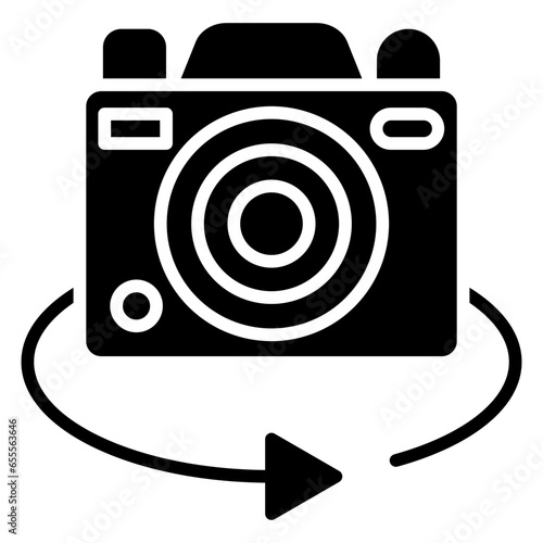Vector Design Front Camera Icon Style