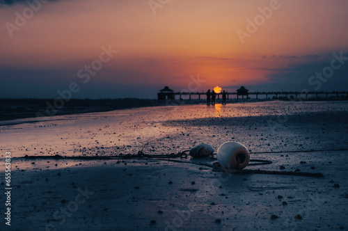 A Quiet Sunset at Fort Myers Beach