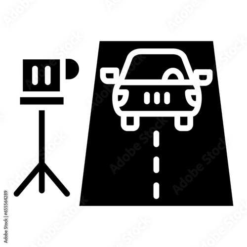 Vector Design Speed Trap Icon Style