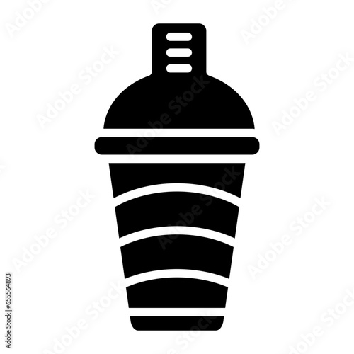 Vector Design Cocktail Shaker Icon Style