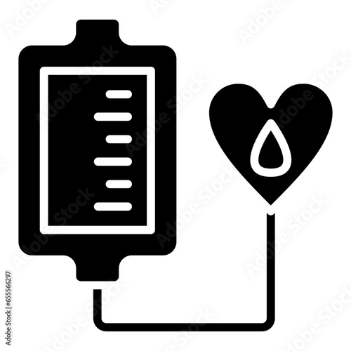 Vector Design Blood Transfusion Icon Style