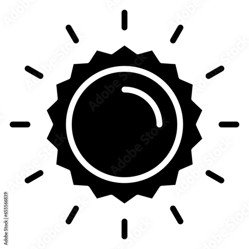 Vector Design Sun Icon Style