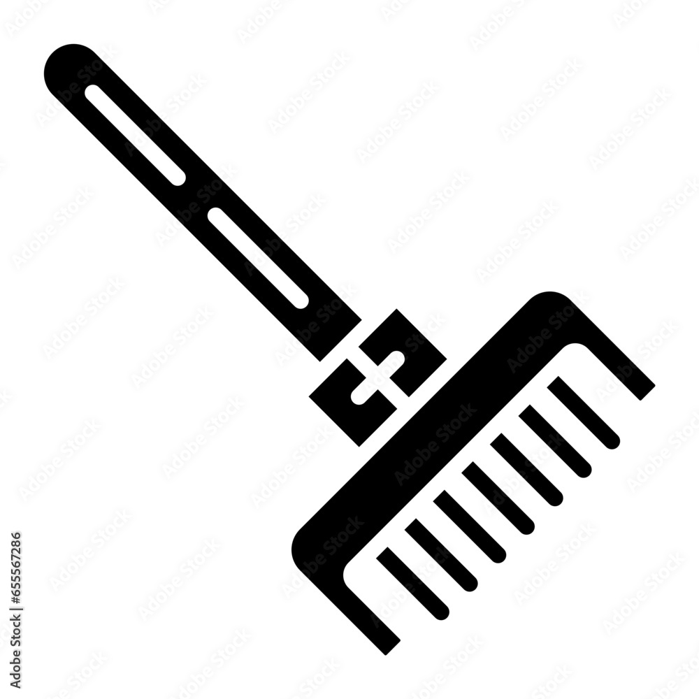 Vector Design Rake Icon Style Vector Design Rake Icon Style