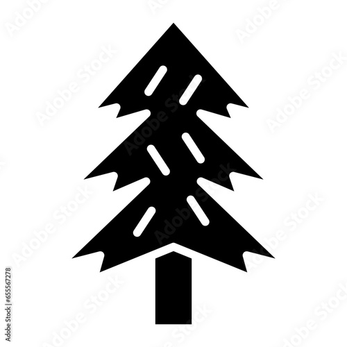 Vector Design Pine Tree Icon Style