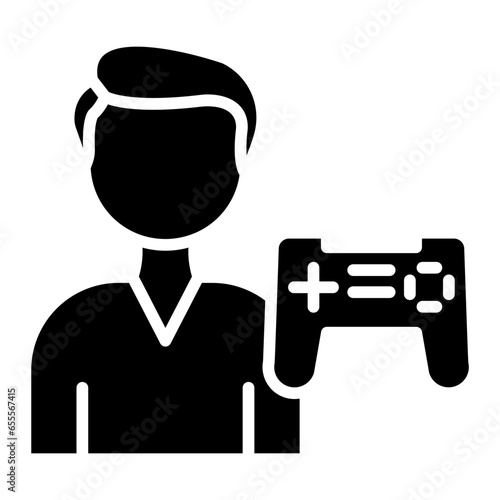 Vector Design Gamer Icon Style