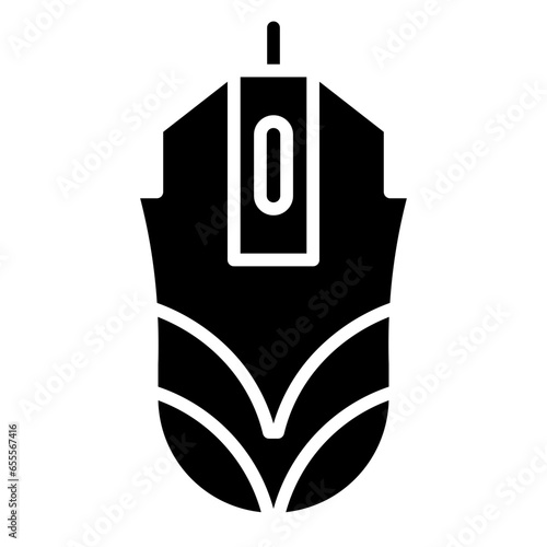 Vector Design Gaming Mouse Icon Style