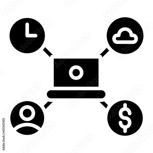 Vector Design Gig Economy Icon Style
