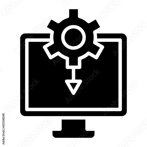 Vector Design Drivers Installation Icon Style