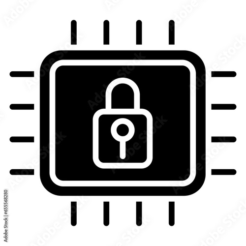 Vector Design Hardware Security Icon Style