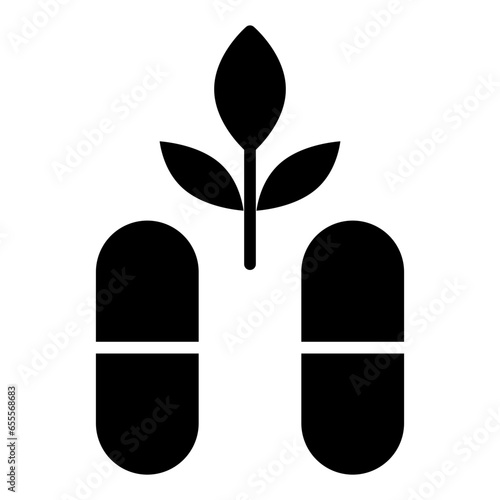Vector Design Cbd Capsules Icon Style